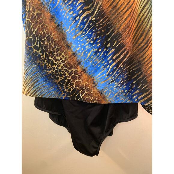 MAXINE OF HOLLYWOOD Women’s Minimizer One Piece Swimsuit / Size: 24W - Picture 8 of 13